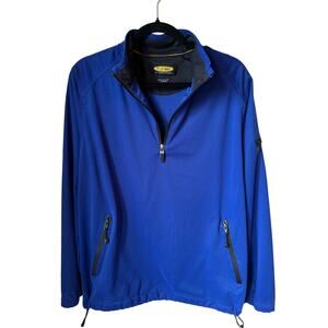VTG Greg Norman Men’s Blue Golf PlayDry Water Repellent Windproof Jacket Size M